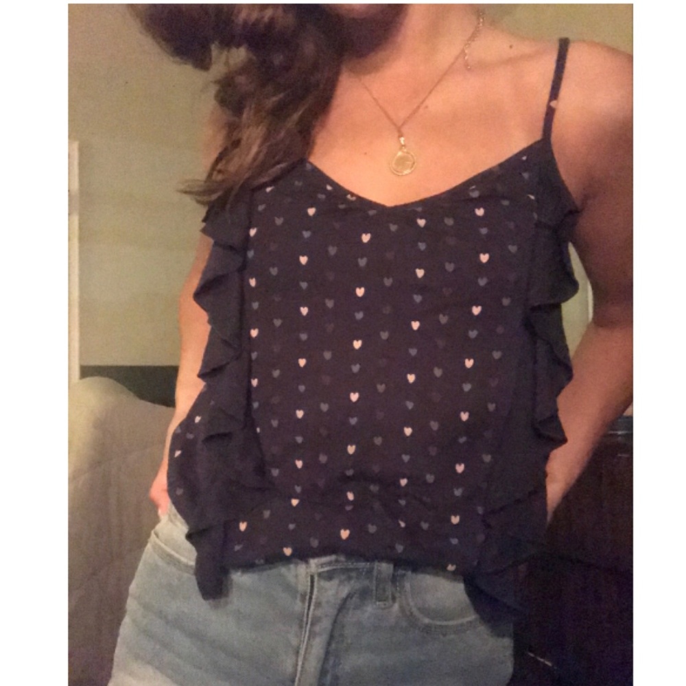 v-neck american eagle tank top, size XS